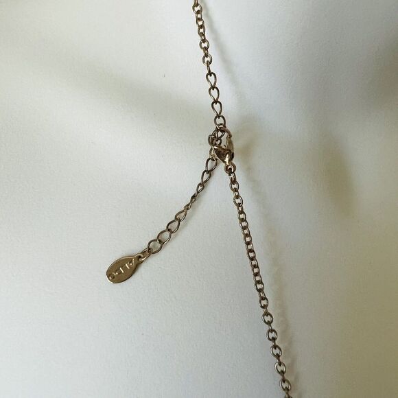 Vintage ALDO Starfish Pendant Jeweled Pink Small Cabochons Necklace Gold T 4030 - Picture 7 of 12